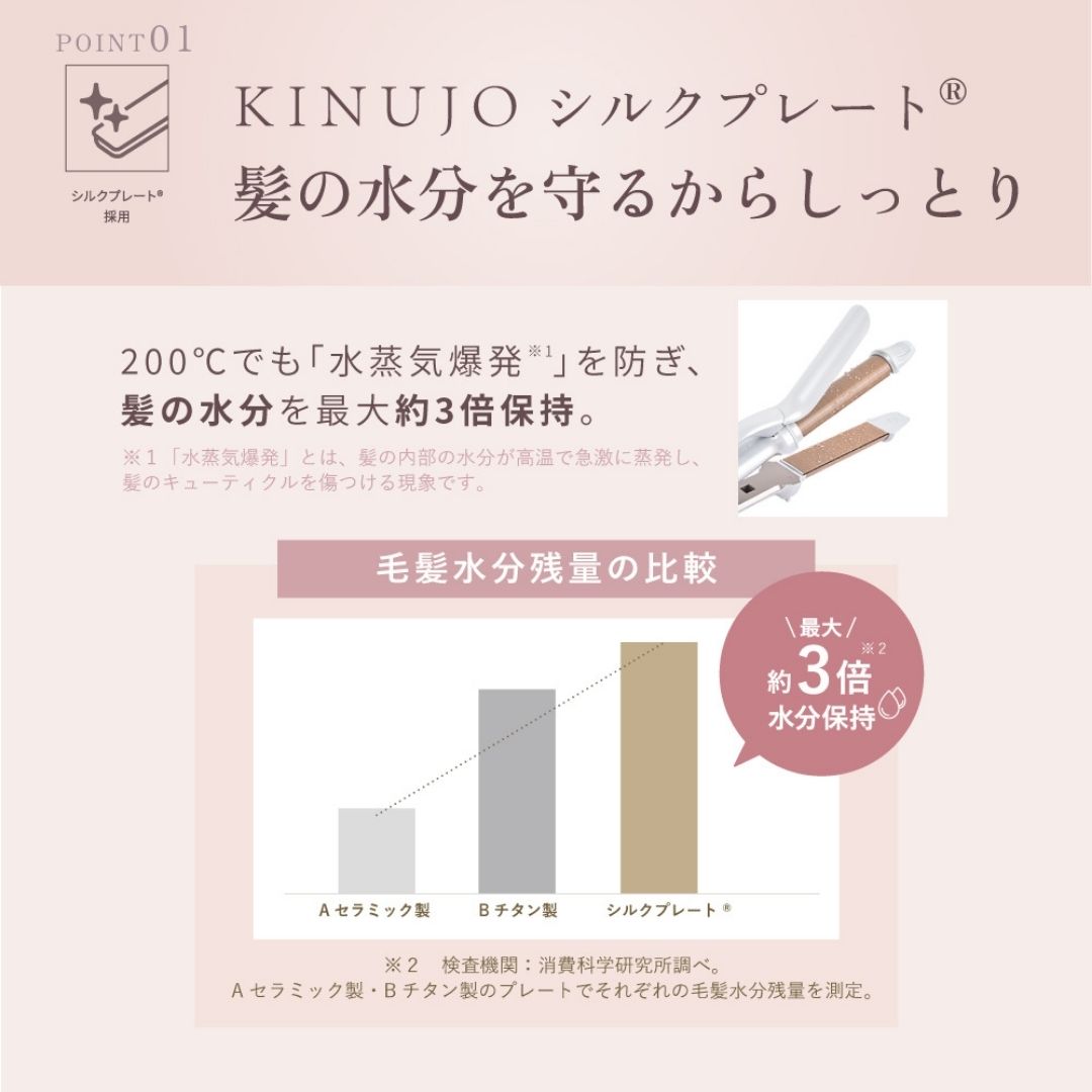 KINUJO (キヌージョ)  2WAY アイロン