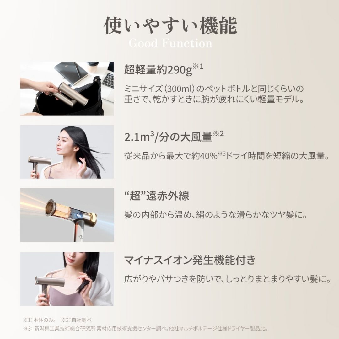 KINUJO (キヌージョ)  ヘアドライヤー Voyage