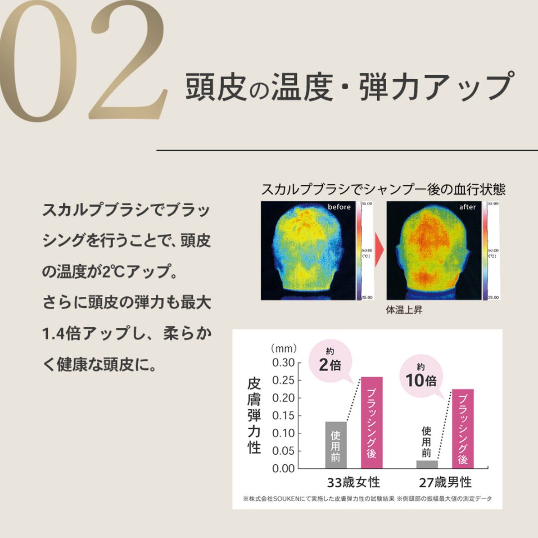 S･HEART･S(エスハートエス) スカルプブラシ 